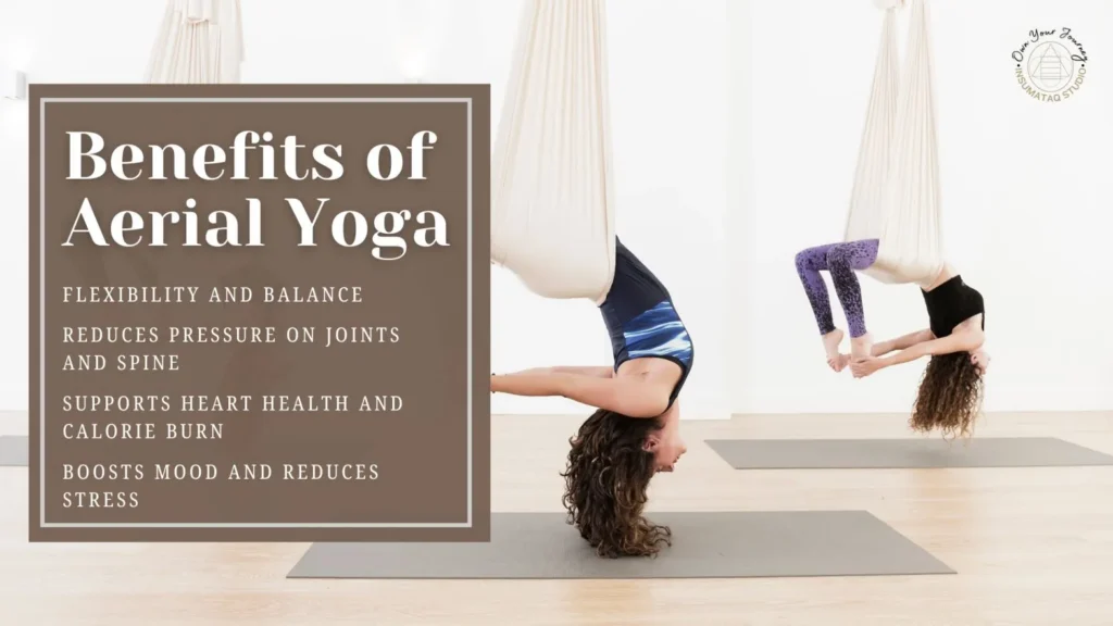 Aerial Yoga class in Auburn at Insumataq Studio
