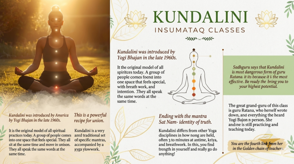 Kundalini Yoga in Auburn at Insumataq Studio