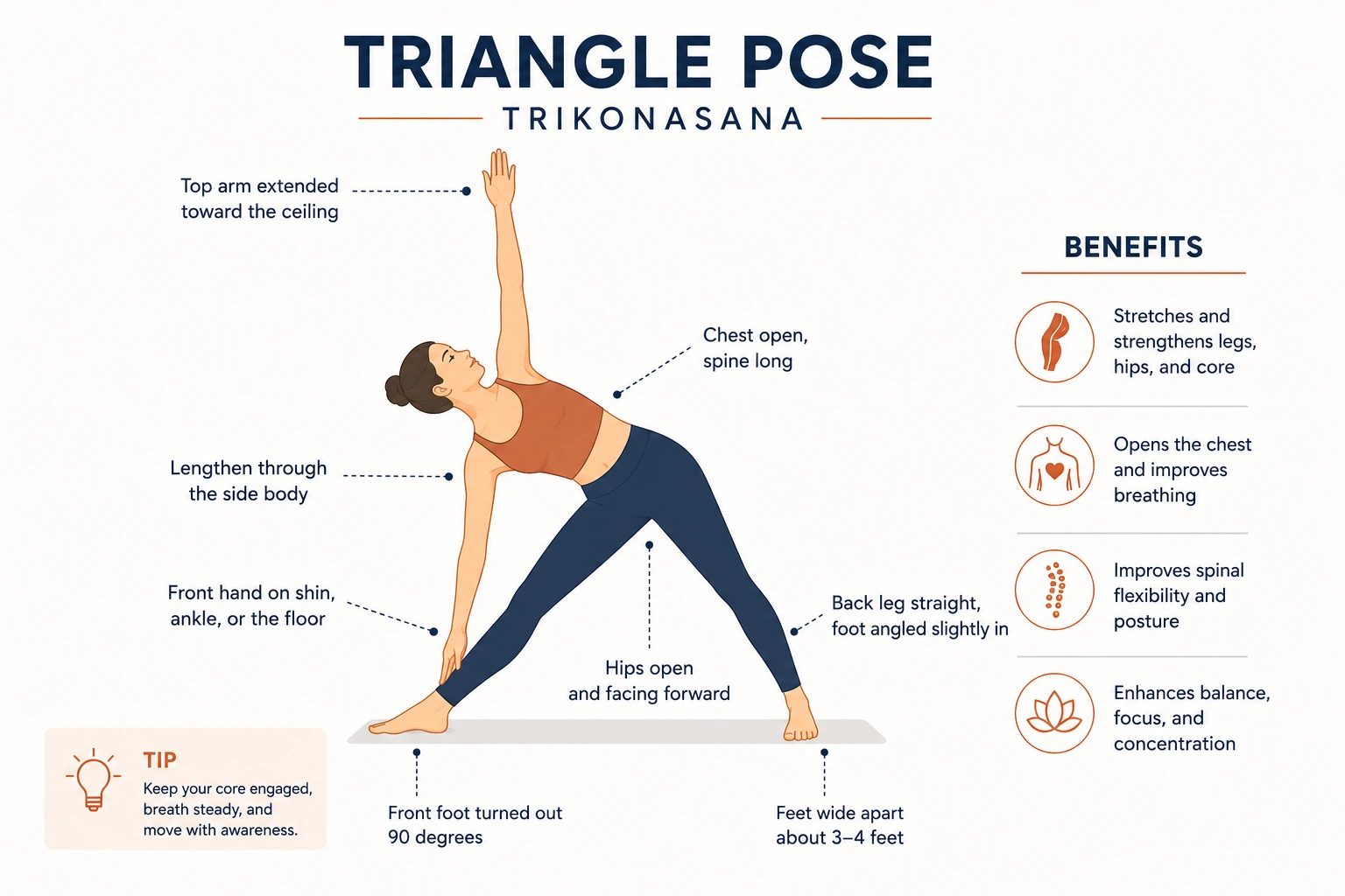 Triangle Pose