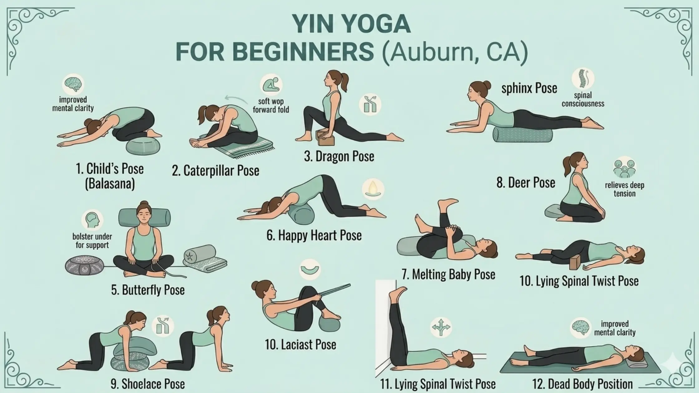 12 Must-Know Yin Yoga Poses for Beginners