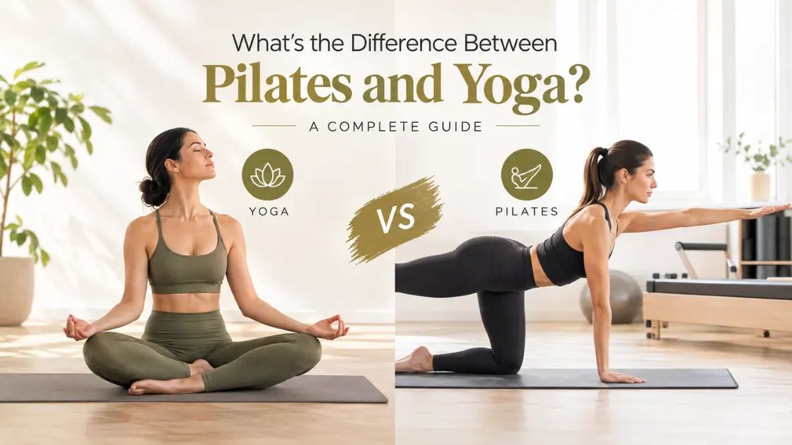 difference between yoga and pilates